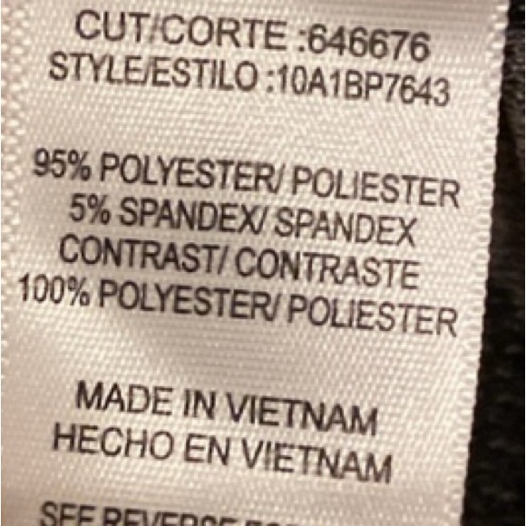 Black and Gray Patterned Women's Top - Picture 9 of 9